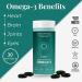 iwi Vegan Omega 3 - Heart, Brain, & Joint Support | Non-GMO, Gluten Free, 30 Count - Buy Online on GoSupps.com