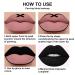 Black Matte Liquid Lipstick Set for Black Women - Long Lasting 24H Dark Matte Lipstick with Lip Liner Gloss Stain Pencil Makeup - 2Pcs Pack - Buy Online on GoSupps.com