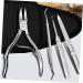 VINTORKY 1 Set Manicure 2-piece Set Stainless Coworker Alchohol Friend Pals Trimmer Nails Cuticle Nail Finger Pliers Double Head Tool Nail Clippers - Buy Online on GoSupps.com