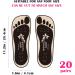 20 Pairs (40 Feets) Spray Tanning Sticky Feet Pads - Disposable Non-Slip Clean and Hygienic for Spa or Sunless Airbrush Tanning 2 count (Pack of 20) - Buy Online on GoSupps.com