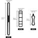 10 Pcs Bicycle Silicone Bands - Multi-Purpose Rubber Brackets for Lights & Meters - Buy Online on GoSupps.com