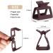 6 PCS Small Matte Square Claw Clips for Thin to Medium Thick Hair - Strong Hold Non-slip Hair Claws for Women and Girls - Buy Online on GoSupps.com