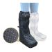 NEPPT Walking Boot Cover Tall Medical Cast Fracture Boot Foot Cast Cover Orthopedic Brace Air Walker Boot Covers for Women Men Outdoor Rain Winter Snow Boot Protector Foot Support with Sole (Black)
