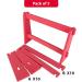CAIKEI Agility Hurdles Pack of 5 - 6-12 Height Speed Training for Kids - Ideal for Soccer, Football, Plyometrics - Lightweight & Super Soft - 12in Red - Buy Online on GoSupps.com