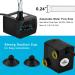 PULACO 50GPH Mini Submersible Water Pump - Ideal for Aquariums, Fish Tanks, Ponds, Fountains, and Hydroponics - Buy Online on GoSupps.com