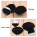 Sponge Bump It Up Volume Hair Stick Pads - 4pcs (2 Large+2 Small) Hair Base Styling Inserts in Black - Hair Bun Maker Accessories - Buy Online on GoSupps.com