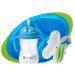 b.box 4 in 1 Baby Feeding Set | Includes Sippy Cup  Cutlery Set and Divided Plate | BPA Free  Dishwasher Safe | for Toddlers & Babies 6 mo+ (Ocean Breeze)
