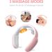 Electric Pulse Cordless Neck Massager with Heat - 3 Modes, 15 Levels - Pain Relief & Relaxation at Home, Office, Travel - Pink - Buy Online on GoSupps.com