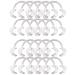 Lezed cheek holder Mouth opening mouth angle holder intraoral dental C-shape mouth opener tools for mouth opener challenge dental C-shape mouthpiece for dental care and party game 20 pieces (transparent large)