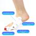 Orthopedic Big Toe Bunion Corrector & Separator Set for Women and Men - 4 Pcs, Day & Night Use - Buy Online on GoSupps.com