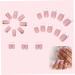 1 Set Press on Nails French Square Fake Nails Full Cover Short Press on Nails Reusable Short Nails Press on Cute Press on Nails Set for Women DIY Home Party - Buy Online on GoSupps.com