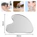 JDXun Gua Sha Stainless Steel Massage Tool - Heart Shape Gua Sha for Face & Neck Skincare - Buy Online on GoSupps.com