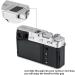 JJC Deluxe Metal Thumb Up Grip for Fujifilm X-E4 X-E3 X100V X100F X100T - Silver Thumb Rest Support - Buy Online on GoSupps.com