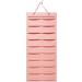 Hair Clips Storage - Felt Hair Accessories Organiser | 170g Hanging Hair Storage Organiser | Wear-Resistant Display Holder Claw Clips Holder | Hanging Hair Claw Clips Holder for Women Ladies Girls Pink - Buy Online on GoSupps.com