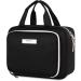 Large Full Size Black Toiletry Bag for Women - Travel Makeup Organizer - Buy Online on GoSupps.com