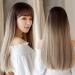 Shop Long Straight Hair Wig - Realistic 67cm Honey Pudding Gradient Hair - Korea Style - Buy Online on GoSupps.com