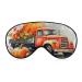 Harvest Red Truck Pumpkin Sleeping Mask Soft Sleepmask Adjustable Strap Eye Sleep Mask Light-Blocking Eye Covers for Sleeping Blindfold Eye Cover for Women Men Girls Boys Color-4