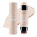 Erinde Contour Foundation Stick with Brush Highlighter Bronzer Pen Face Brightens Shades Pencil Highlighting Shade Highlight Shaping Stick Waterproof Longwear Makeup (#03) #03 High Gloss White