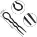 48 Pieces Plastic U Shaped Hair Pins Lady Style Grip Hair Pins Fast Spiral Hair Grip for Women Girls Hairstyle Accessories - Buy Online on GoSupps.com