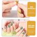 minkissy 3 Sets Children's Nail Art Toys Girl Toys Fake Nails Toys Suits Nail Art Kit for Girl Nail Manicure Kit Fake Nail Kit Toys Manual Paper 3d - Buy Online on GoSupps.com