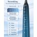 Sonic Electric Toothbrush for Adults - 40000VPM 6 Modes 3 Intensity Travel Case 60 Days Battery Life Rechargeable Wireless Charging - Buy Online on GoSupps.com