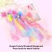 4 Pcs Large Ribbon Colored Hair Bows with Clips - Colorful Glitter Braided Bowknot for Women Girls - Ideal for Wedding, Birthday Party (4 Colors) - Buy Online on GoSupps.com