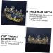 MAGICLULU 1pc Baroque Crown Womens Headbands Hairband for Skincare Baroque for Womens Bridal Headpiece Vintage Headdress Baroque Vintage Crowns Wedding Accessories Bride Alloy 14.5x5.5CM White - Buy Online on GoSupps.com