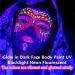 Go Ho Neon Face & Body Paint Palette - UV Glow in the Dark Water Activated Eyeliner for Halloween Makeup & Cosplay Costumes - Buy Online on GoSupps.com