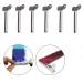 Xinhongo 6 Pcs Stainless Steel Toothpaste Tube Squeezers Metal Key Toothpaste Squeezers for Bathroom Hair Dye Cosmetic Plastic Tubes Squeezer Silver