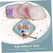 2pcs Nail Art Palette Set - Nail Polish Mixing & Display Tool for Professional Nail Art Design - Buy Online on GoSupps.com