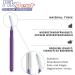 Pikdent Interdental Brushes - Durable Coated Steel Tynex Bristles Size 1.2mm Conical - 10 Pack (Black) for Effective Oral Care - Buy Online on GoSupps.com