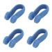 4 pieces of massage acupressure pliers acupressure handicraft point clip flower shape reduced voltage universal pliers mini migraine relief green (blue)