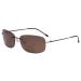 Eyekepper Rimless Bifocal Sunglasses Women Men Lightweight Bifocal Readers for Reading under the Sun - Brown/Brown lens +1.00 Brown/Brown Lens 1.0 x