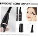 Buy 1 PC USB Electric Eyebrow Trimmer - Safe Mustache & Eyebrow Hair Removal - Creative Black Design | International Shipping Available - Buy Online on GoSupps.com