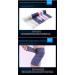 Dexlary Breathable Knee Wraps Bandage Compression Sleeve Brace for Pain Relief - 1 Pair Black - Buy Online on GoSupps.com