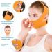 Facial Slimming Bandages V-face Line Belt Reducer and Anti-wrinkle Face Care Compact Skin(Orange) - Buy Online on GoSupps.com