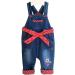 Peacolate Baby Girls Overalls with Belt - Red, 12-18 Months - Buy Online on GoSupps.com