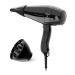 Valera Swiss Silent Jet Light 7500 Ultra paint professional hair dryer hair dryer with powerful motor PM-Pro 6 temperature levels ion generator twist-proof super flex cable 2000 W Silent Jet Light Ultraplack 7500 Black