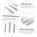 Beavorty 4pcs Tweezers Set - Jigsaw Round Head Stainless Steel Clips for Precision Work - Ideal for Crafting & DIY - Buy Online on GoSupps.com
