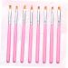 Healeved 3 Sets Nail Art Tool Uv Gel Nail Brush Cleaning Gel Nail Painting Pen Nail Art Brush Nail Art Supplies Builder Gel for Nails Nail Art Tips Builder Nail Gel Pink Manicure Flower Pen - Buy Online on GoSupps.com