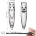 Professional Nail Clippers | Nail Clippers | Stainless Steel Nail Clippers | Precision Nail Trimmers | Curved Edge Nail Trimmers | Nail Clippers with Catcher | Heavy-Duty Nail Clippers | Curved Edge Silver - Buy Online on GoSupps.com