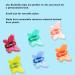 Goody Bio-Plastic Mini Butterfly Clips - Assorted Colors - Snap and Go Closure - Hair Accessories for Styling and Securing Hair - Suitable for All Hair Types - Buy Online on GoSupps.com