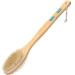 Back brush to shower with long wooden handle body brush for peeling the skin with soft and stiff bristles shower brush swimming brush for wet or dry brushes