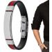 Lympunclog Magnet Hard Band - Personalized Unisex Magnetic Bracelets for Men & Women | Stylish Outdoor Jewelry for Travel Camping Hiking - Red - Buy Online on GoSupps.com