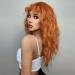 Testar 24-Inch Curly Ginger Wig for Women | Long Orange Synthetic Heat-Resistant Fiber Wig for Daily & Party Use - Buy Online on GoSupps.com