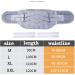 Lordosis Support Belt - Adjustable Back Belt for Pain Relief in Women & Men | Sciatica Scoliosis & Spinal Canal Stenosis Relief - Buy Online on GoSupps.com