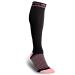 Sportecx Premium compression stockings women and men support stockings compression socks made of cotton for sports travel pregnancy black-pink S-M
