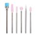 Nail Drill Bit Set 6Pcs Stainless Steel Nail Drill Heads Manicure Accessories Nail Art File Bits Tools(#6)