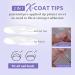 Buy Bartbox Short Almond Press on Nails - Full Cover White Nail Tips for Soft Gel Extensions | Pre-Designed Gel Nails - Buy Online on GoSupps.com