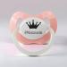 Personalized Baby Pacifier - Custom Engraved Pink/Blue with 15 Motifs | BPA-Free Gift for Newborns - Buy Online on GoSupps.com